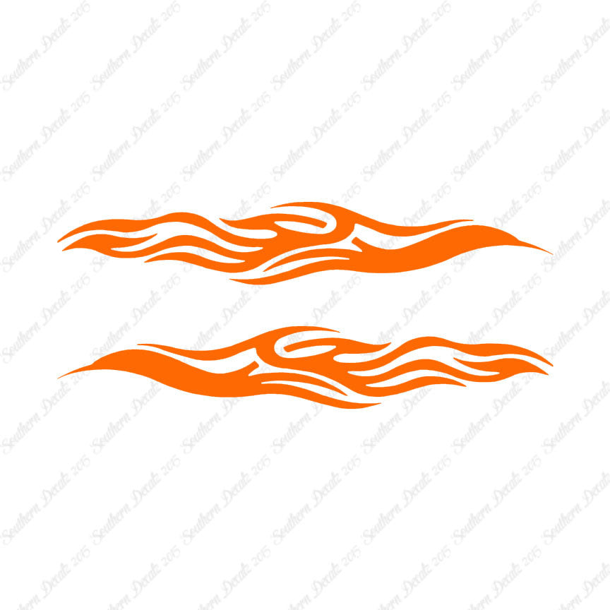 Pair Of Tribal Flames Fire