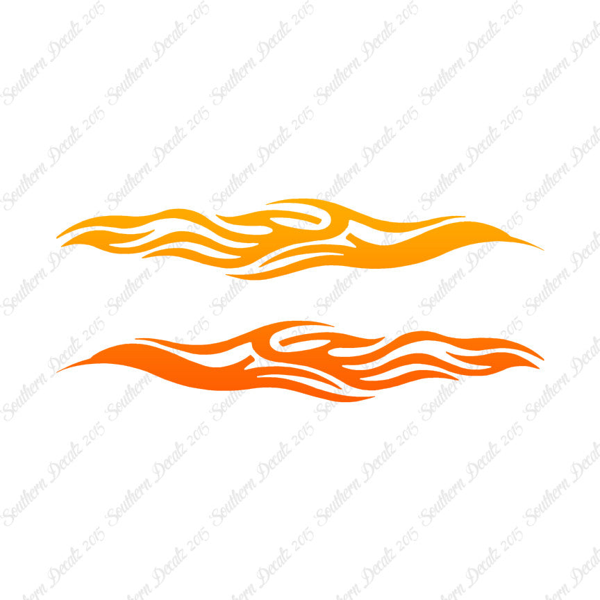 Pair Of Tribal Flames Fire