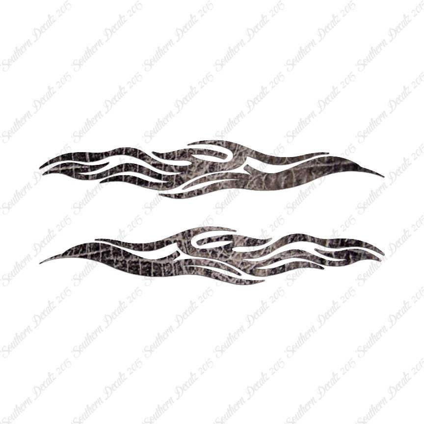 Pair Of Tribal Flames Fire