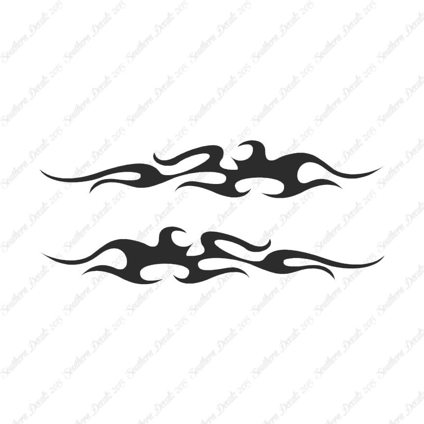 Pair of Tribal Flames