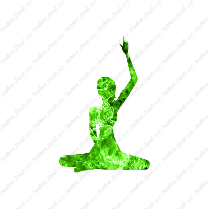 Yoga Meditation Half Lotus