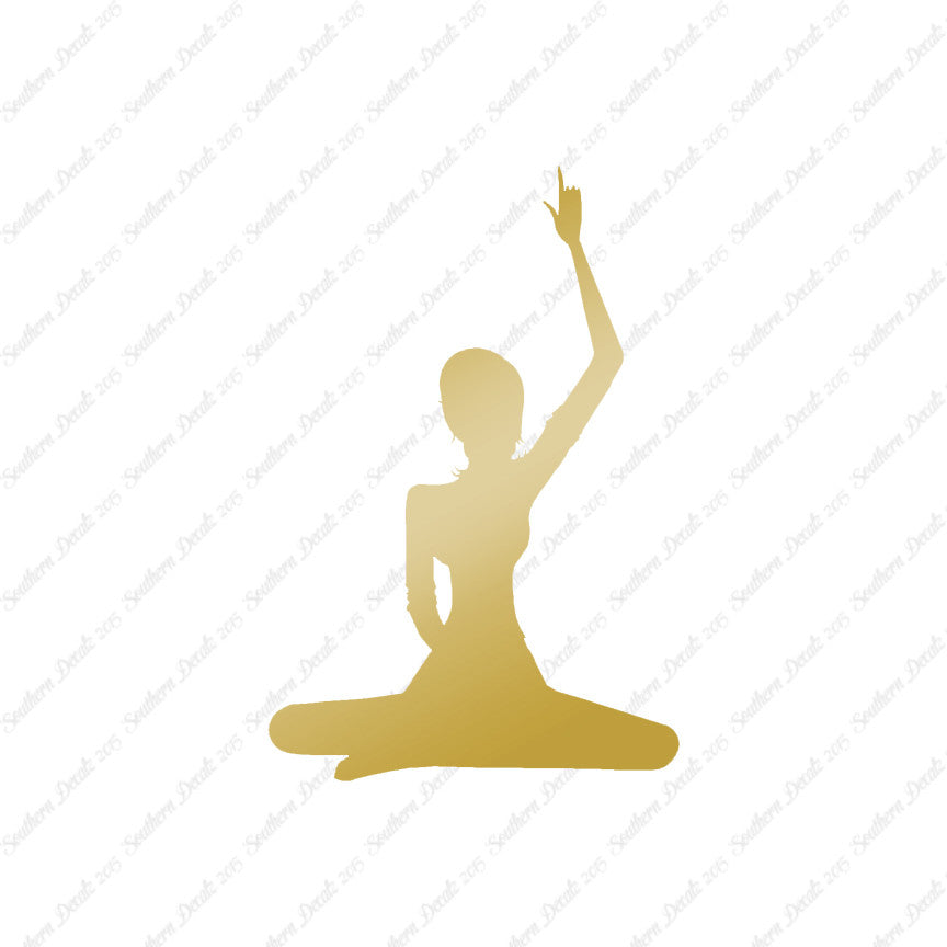 Yoga Meditation Half Lotus