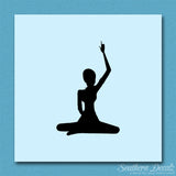 Yoga Meditation Half Lotus