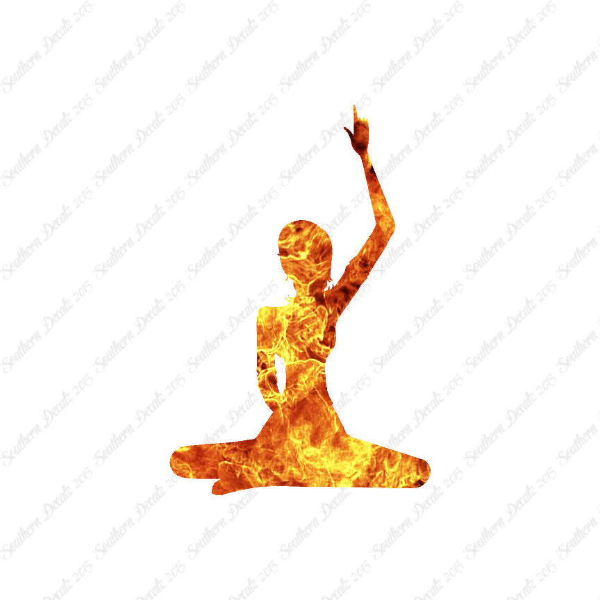 Yoga Meditation Half Lotus