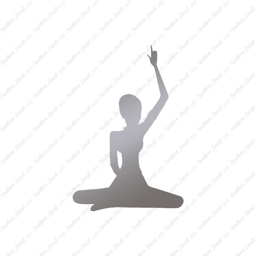 Yoga Meditation Half Lotus