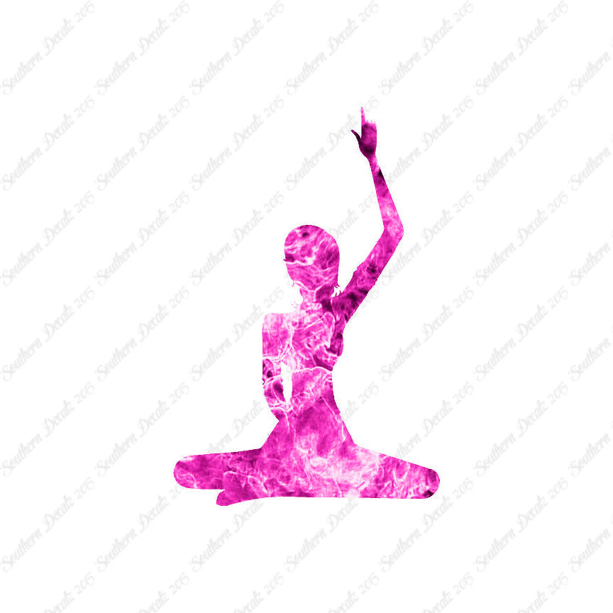 Yoga Meditation Half Lotus