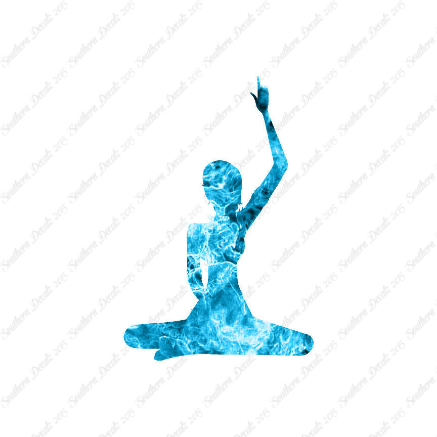 Yoga Meditation Half Lotus