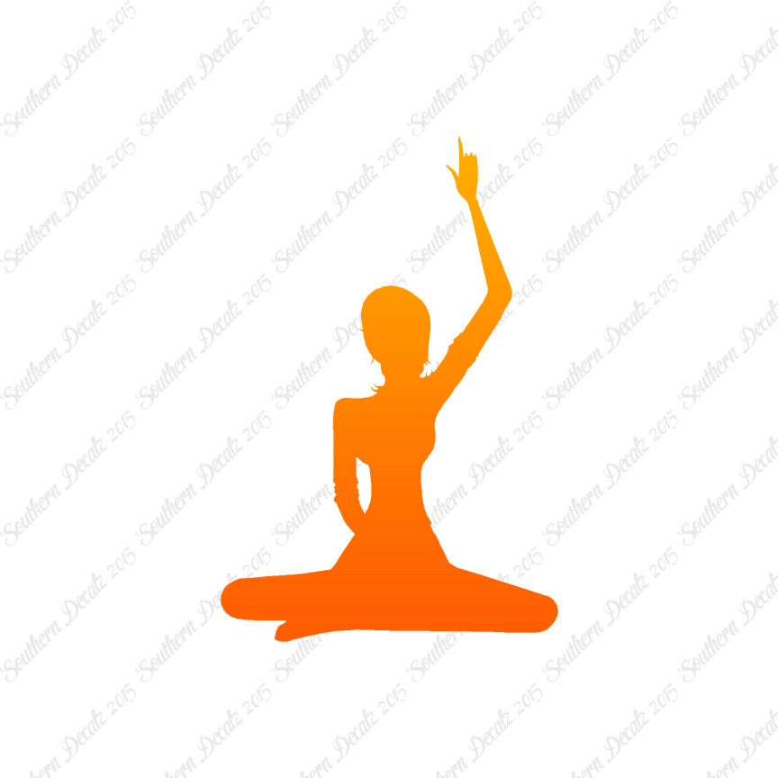 Yoga Meditation Half Lotus
