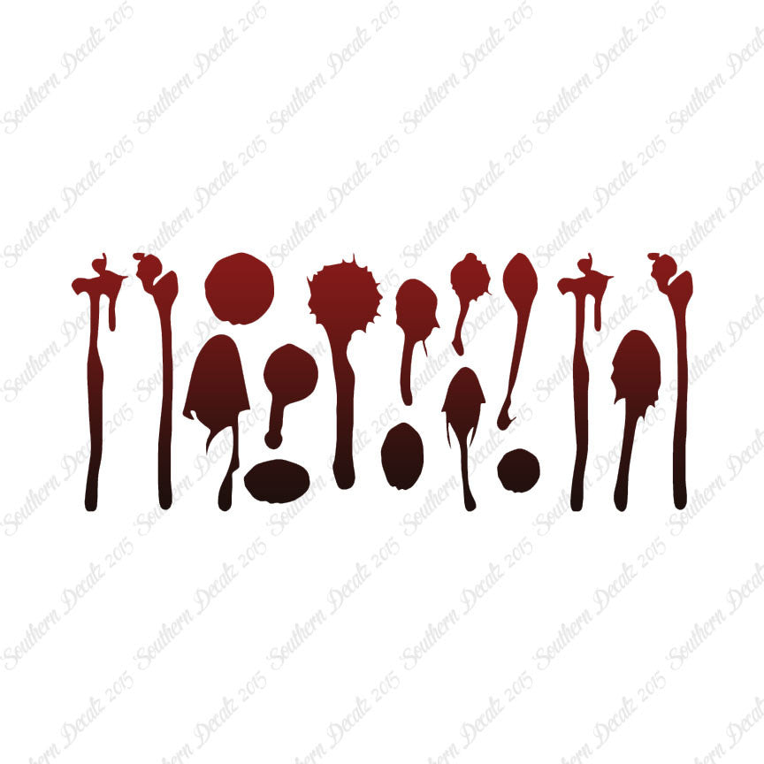 Blood Paint Splatter
