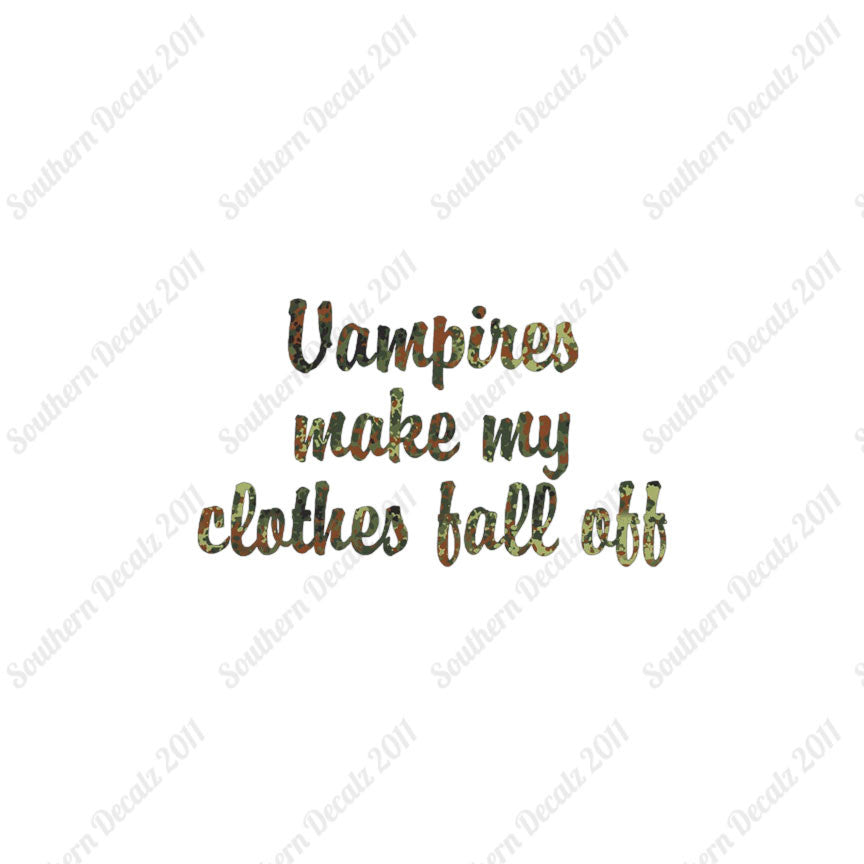 Vampires Make Clothes Fall Off
