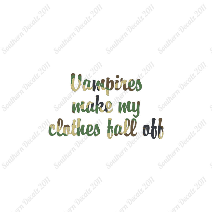 Vampires Make Clothes Fall Off