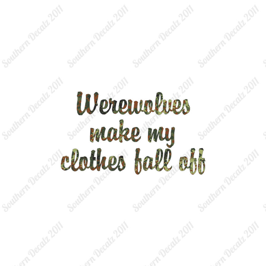 Werewolves Make Clothes Fall Off