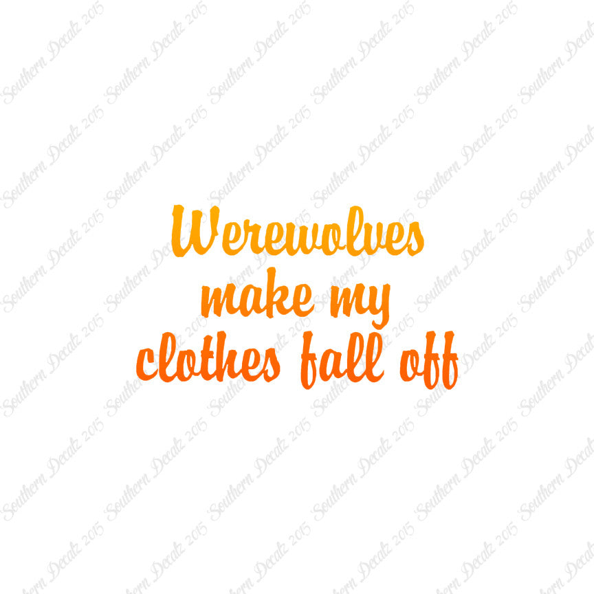 Werewolves Make Clothes Fall Off