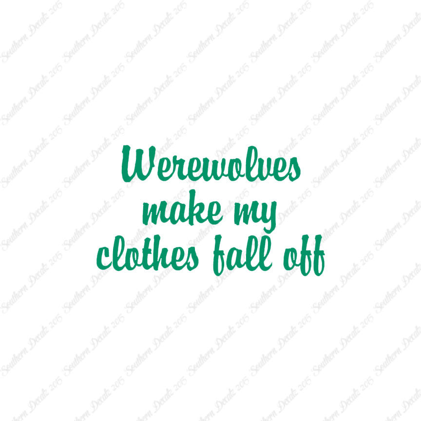 Werewolves Make Clothes Fall Off