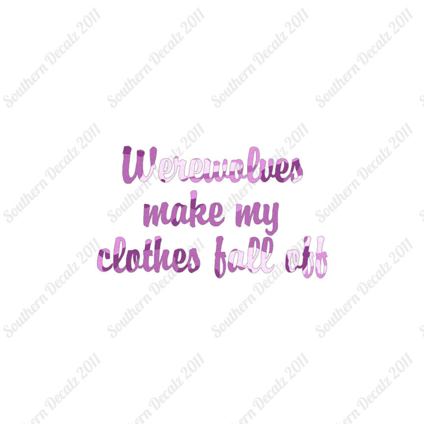 Werewolves Make Clothes Fall Off