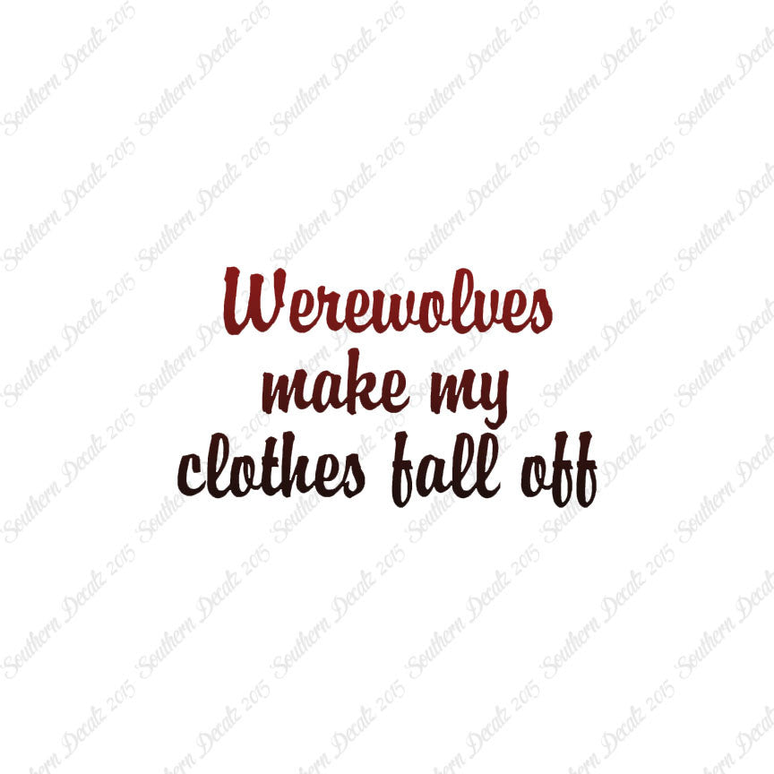 Werewolves Make Clothes Fall Off