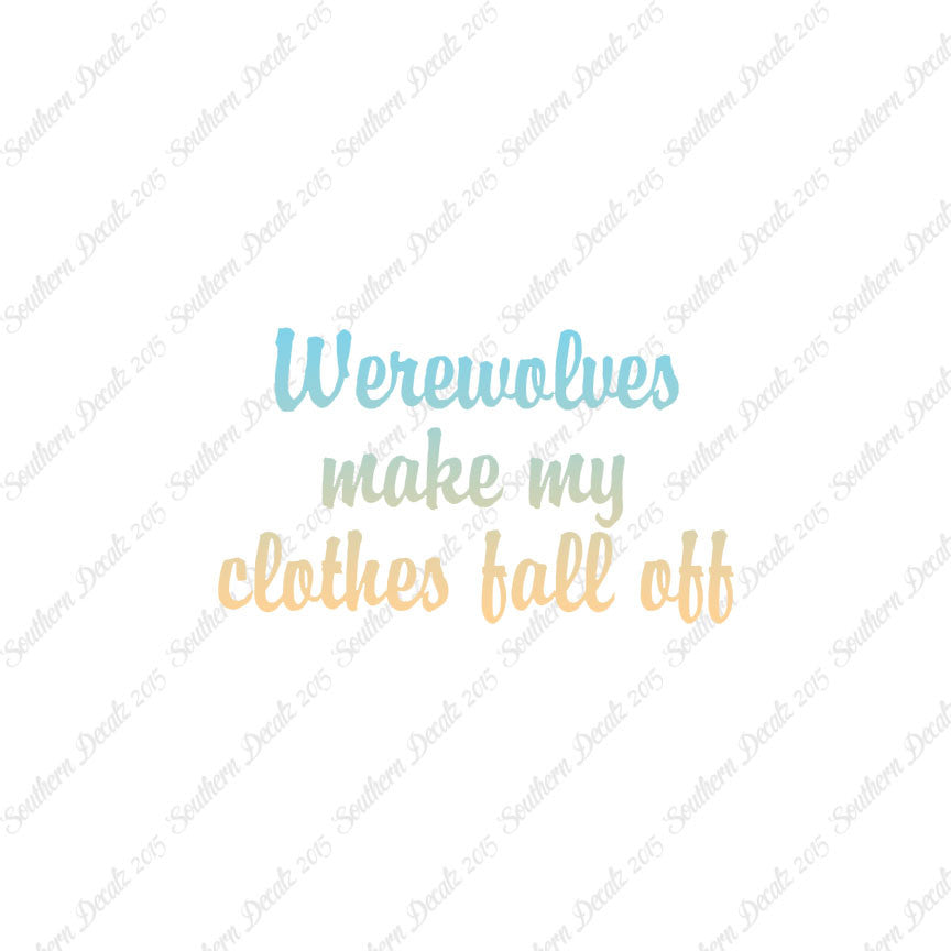 Werewolves Make Clothes Fall Off