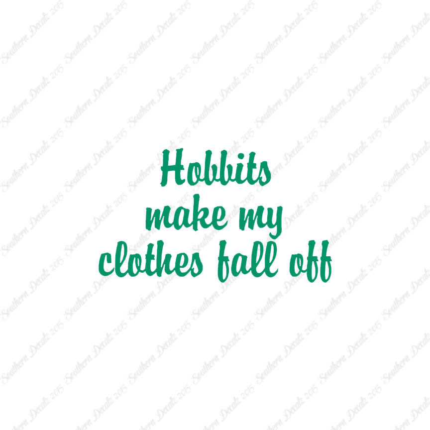 Hobbits Make Clothes Fall Off