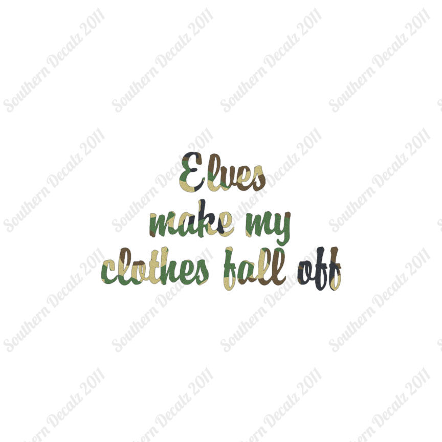 Elves Make Clothes Fall Off