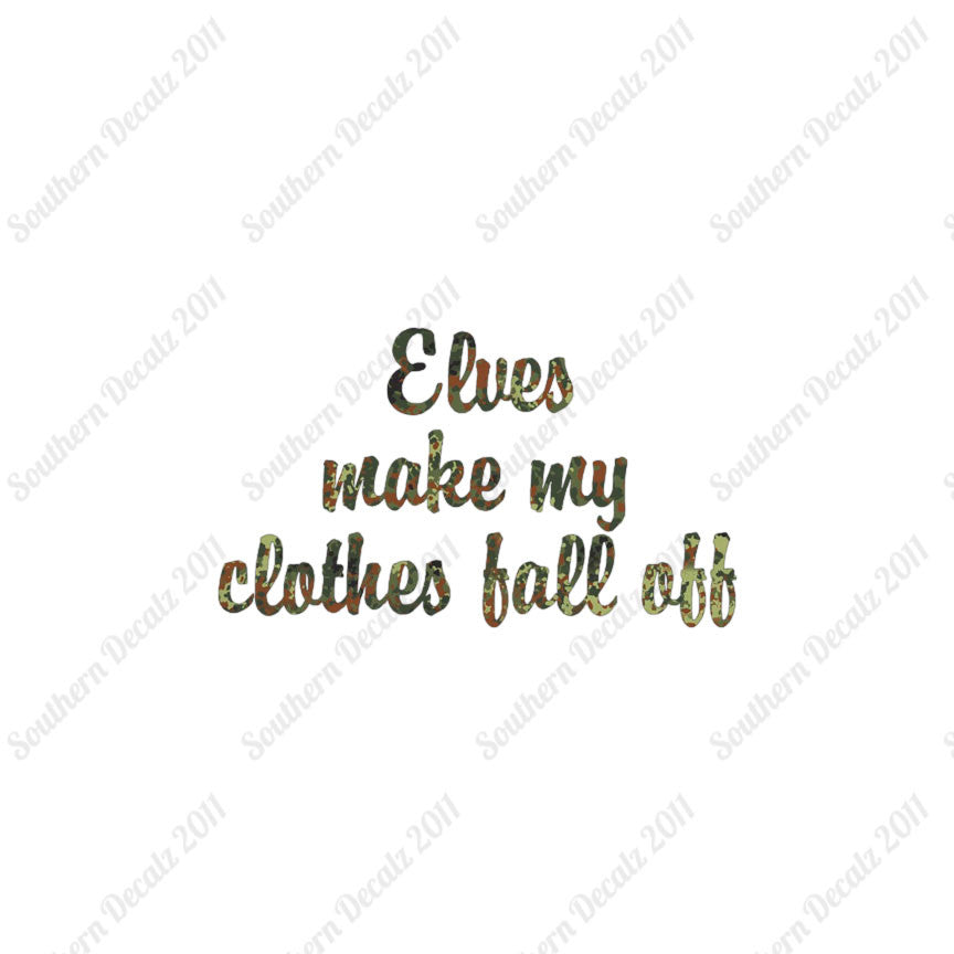 Elves Make Clothes Fall Off