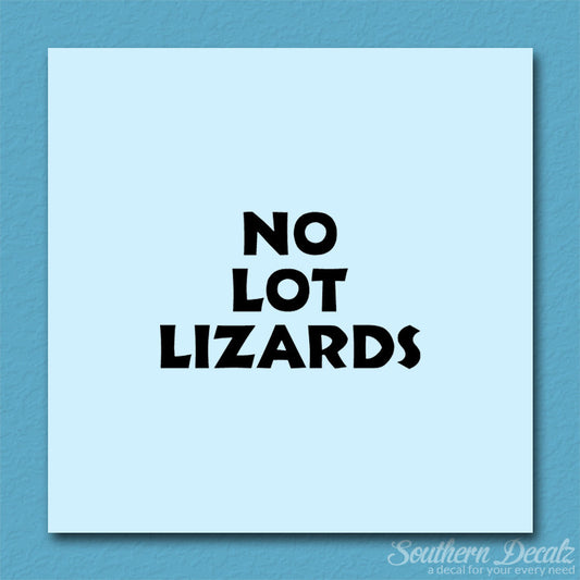 No Lot Lizards