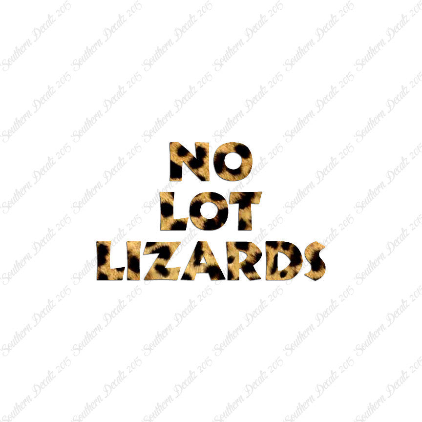 No Lot Lizards