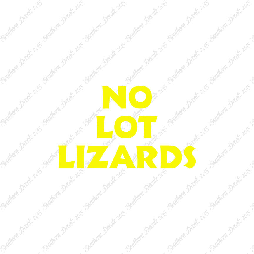 No Lot Lizards
