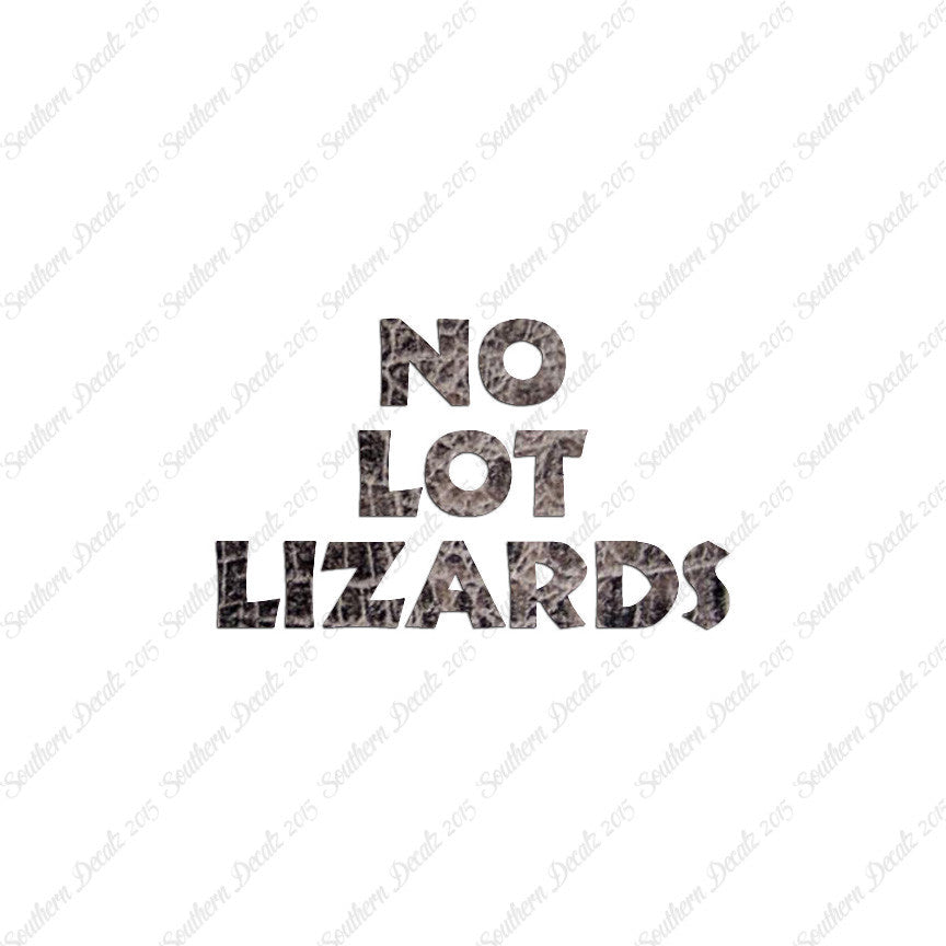 No Lot Lizards