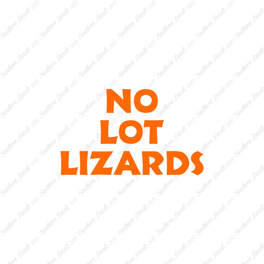 No Lot Lizards