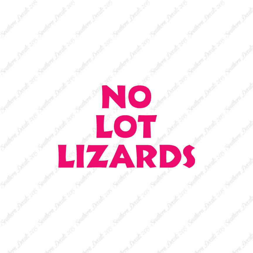 No Lot Lizards