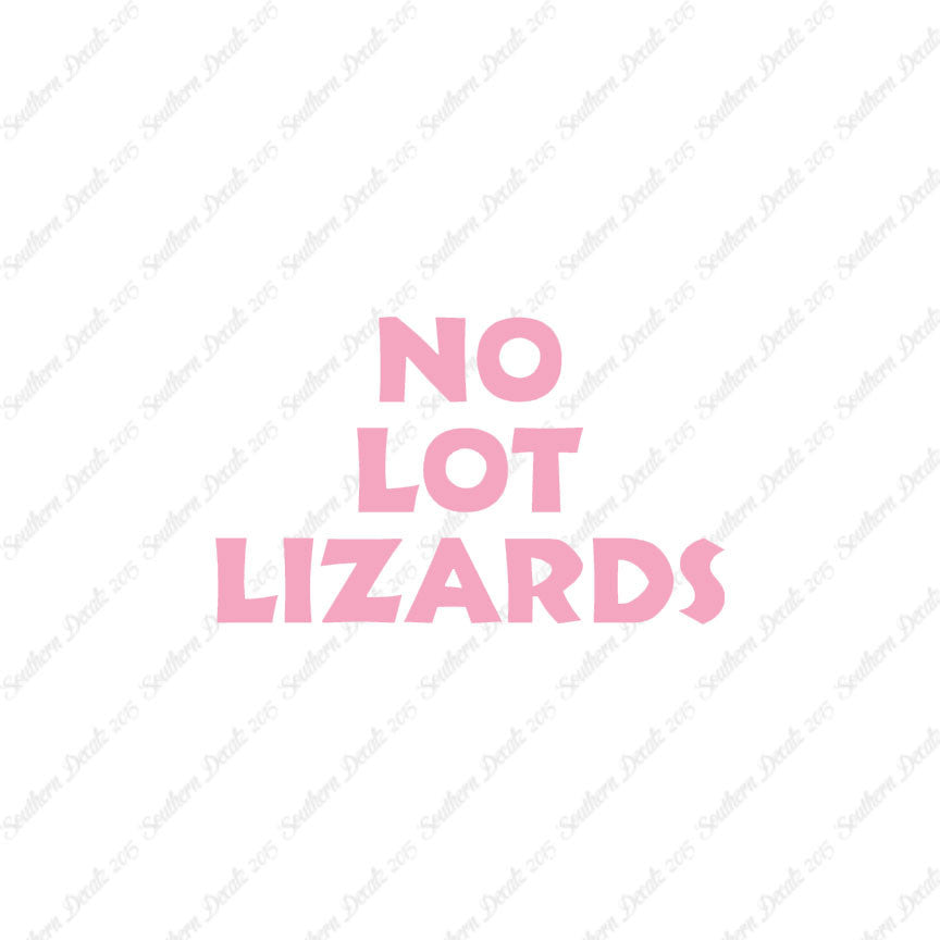 No Lot Lizards