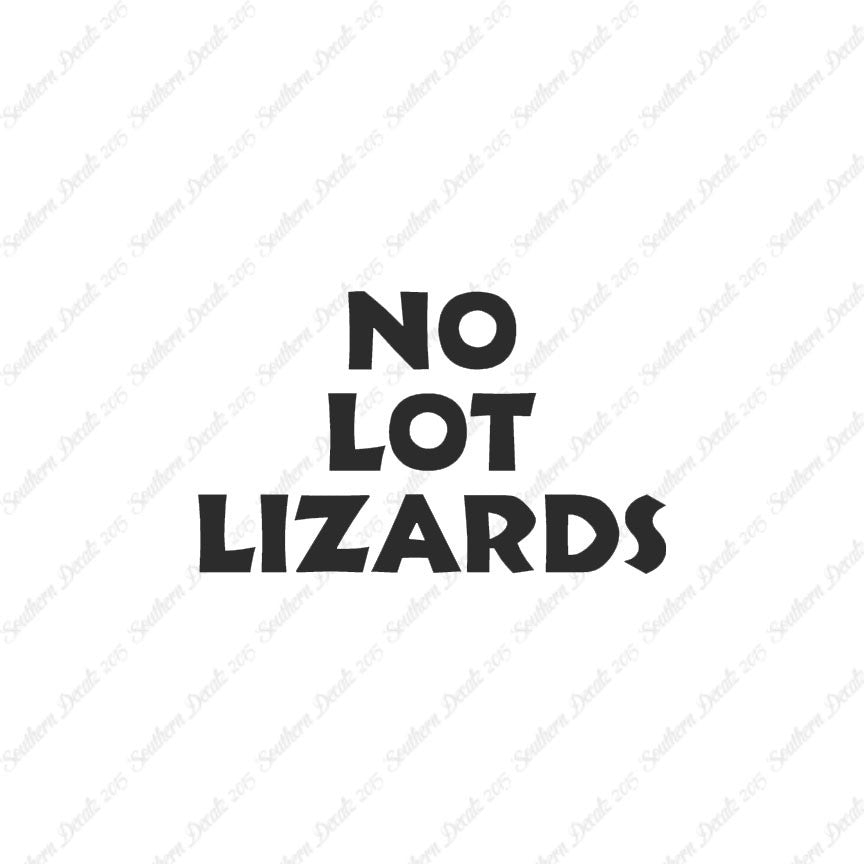 No Lot Lizards