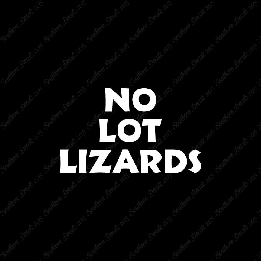 No Lot Lizards