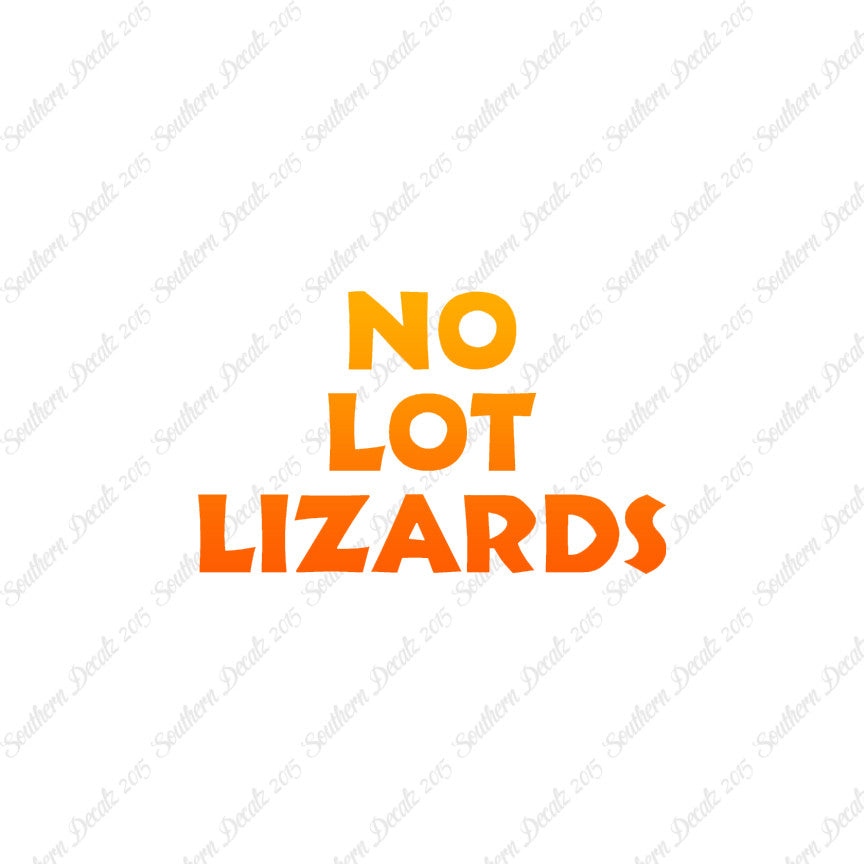 No Lot Lizards