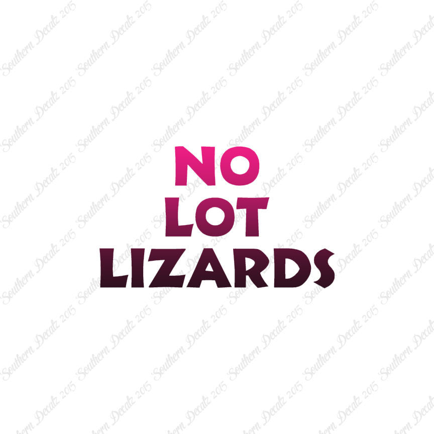 No Lot Lizards