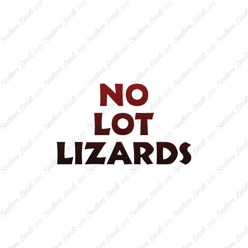 No Lot Lizards