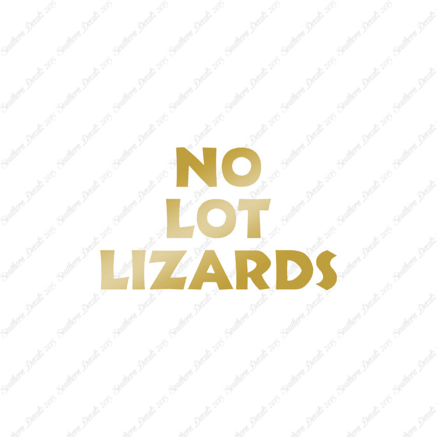No Lot Lizards