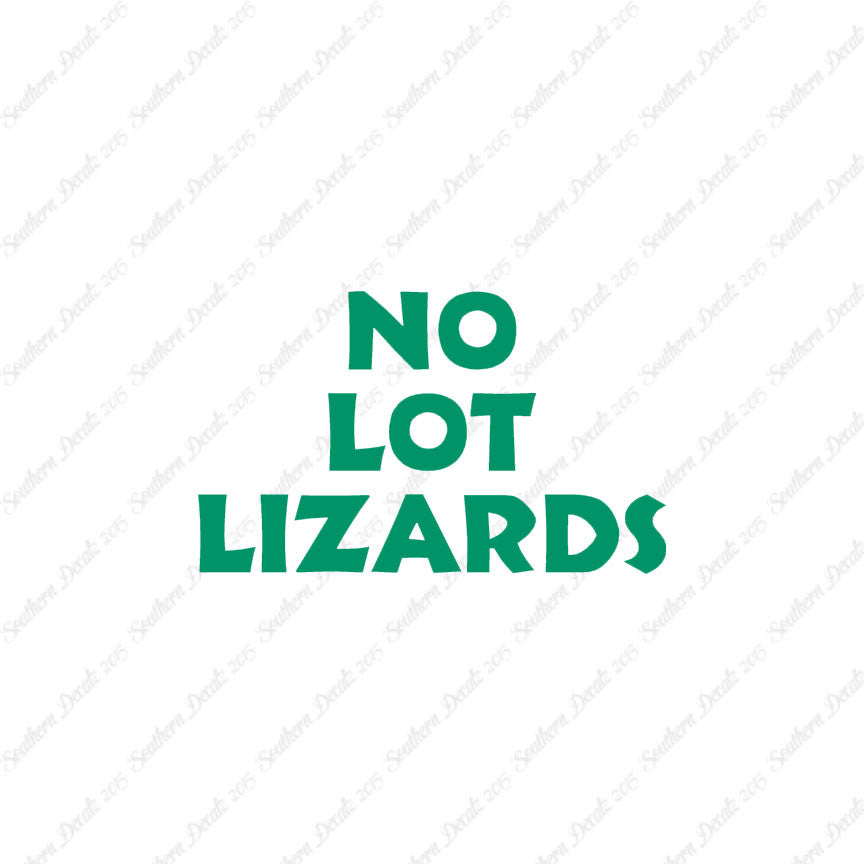 No Lot Lizards