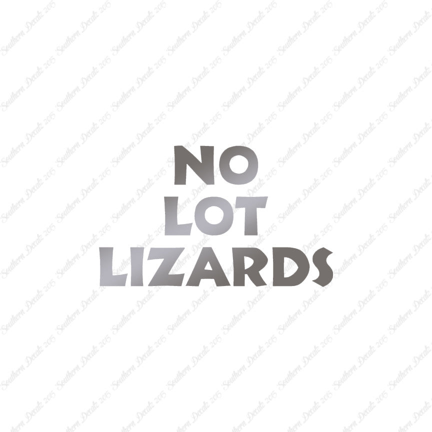 No Lot Lizards
