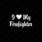 I Love My Firefighter Heart