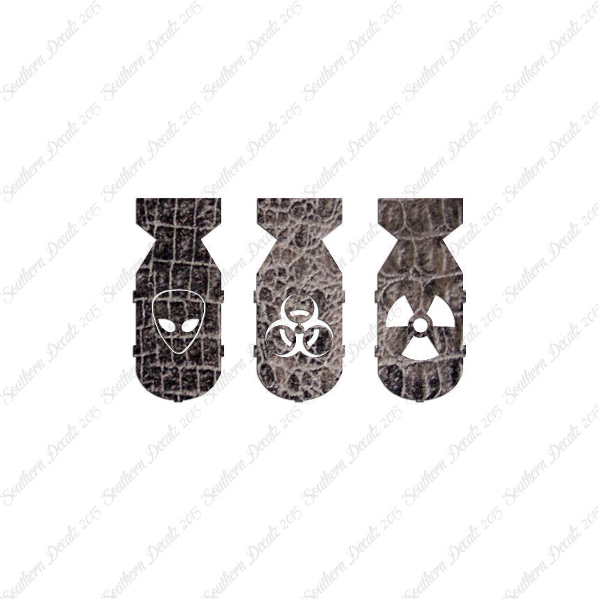 3 Bomb Alien Nuke Biohazard