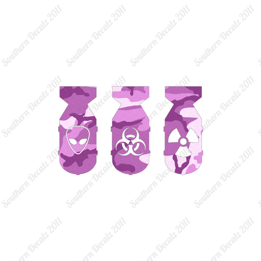 3 Bomb Alien Nuke Biohazard