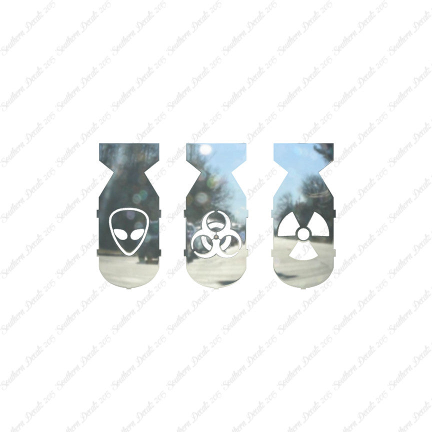 3 Bomb Alien Nuke Biohazard