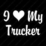 I Love My Trucker Heart