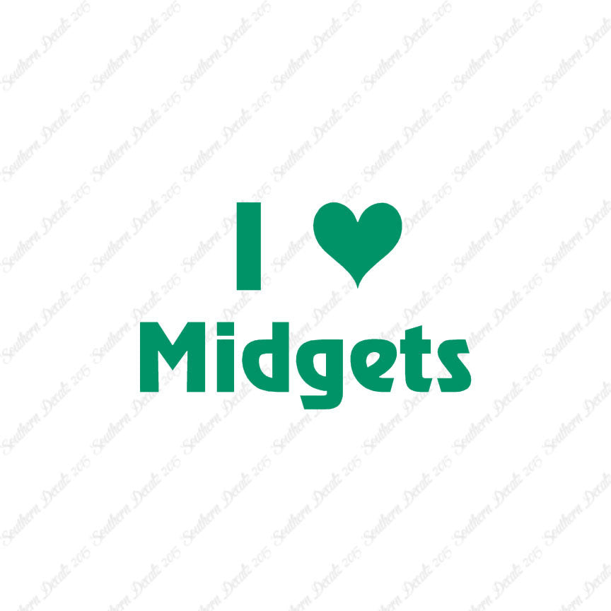 I Love Midgets Heart