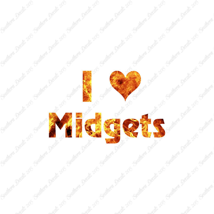 I Love Midgets Heart