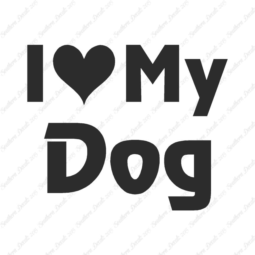I Love My Dog Heart