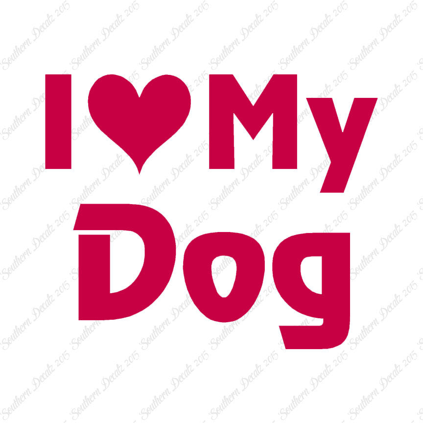 I Love My Dog Heart