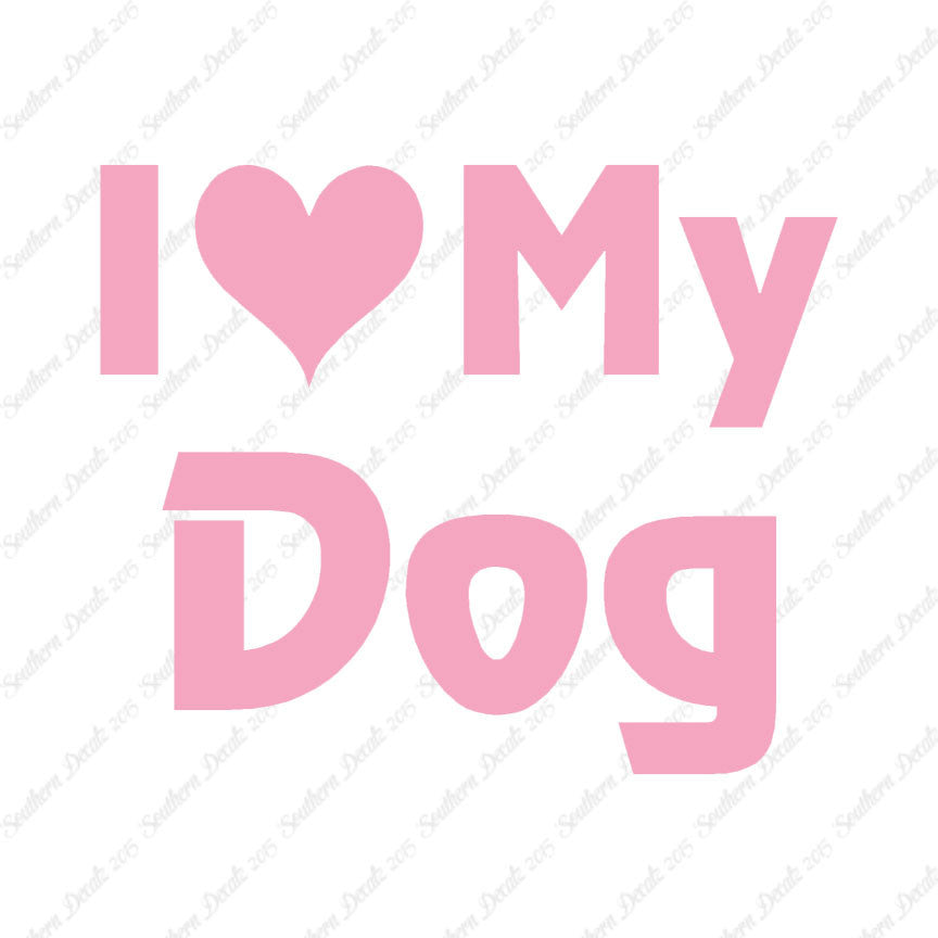 I Love My Dog Heart