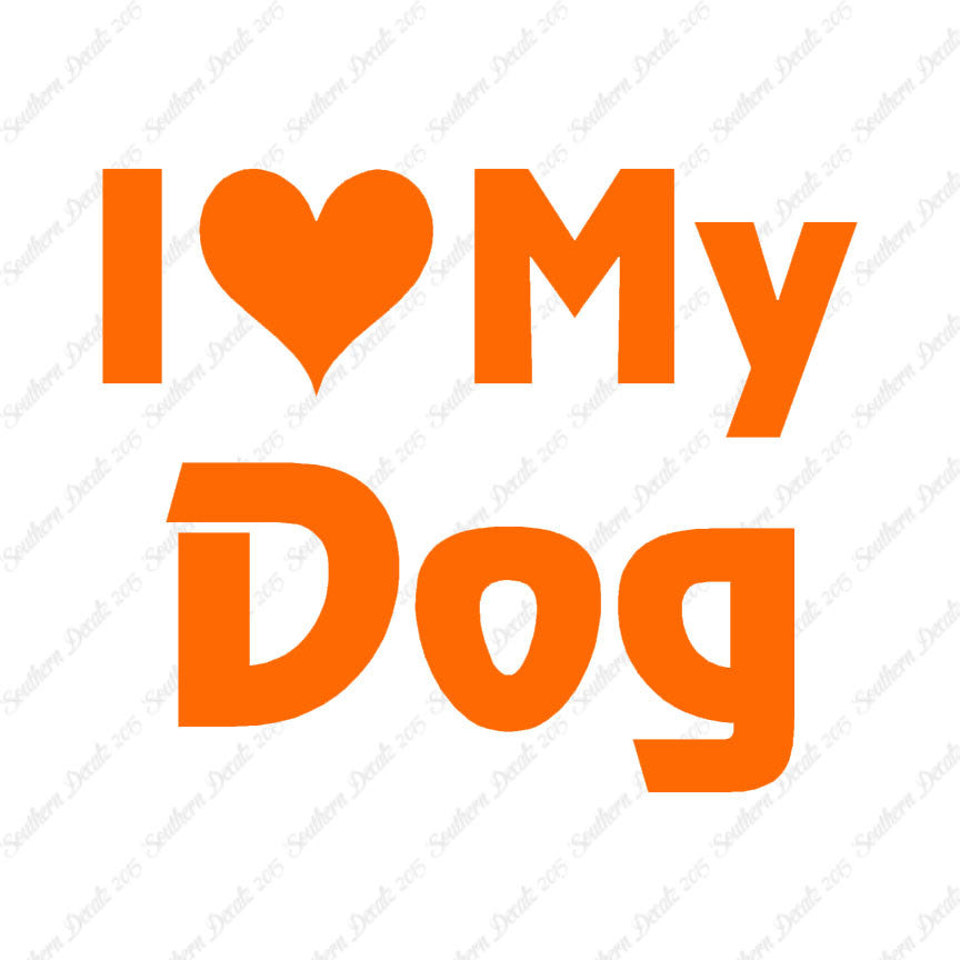 I Love My Dog Heart